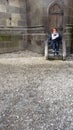 Lady near Black Church in BraÃâ¢ov